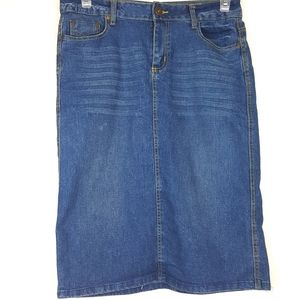 Andre Bini denim skirt jean